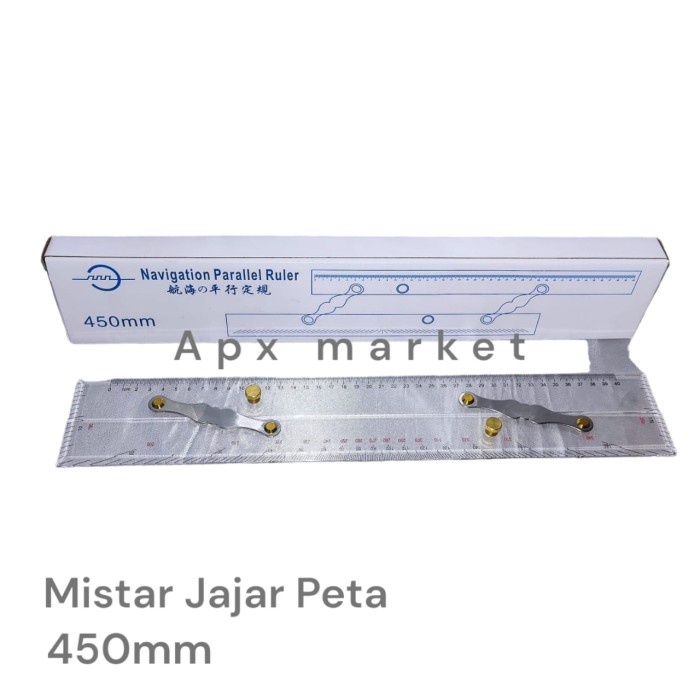 

Promo Mistar Jajar Peta (Parallel Ruler) 450Mm