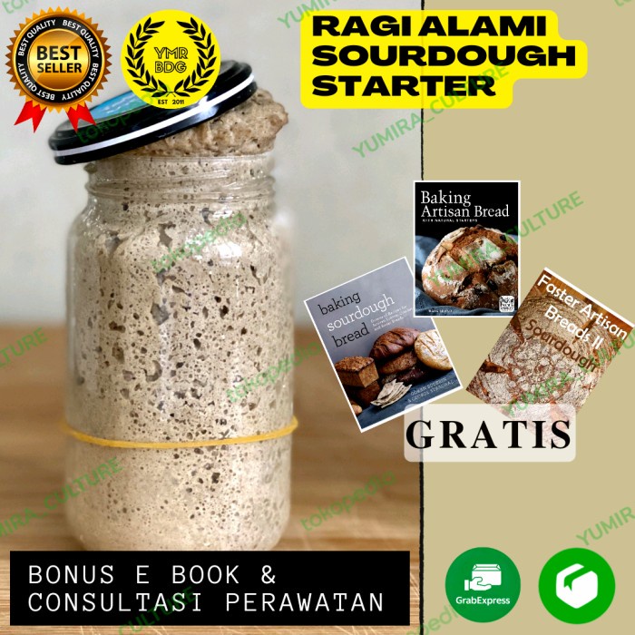 

Promo Ragi Alami Sourdough Starter