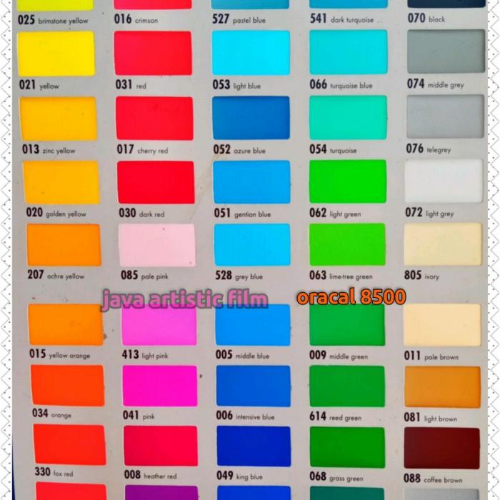 Stiker/Stiker Kaca/Stiker Oracal/Oracal 8500/Sticker Warna/Kaca Film