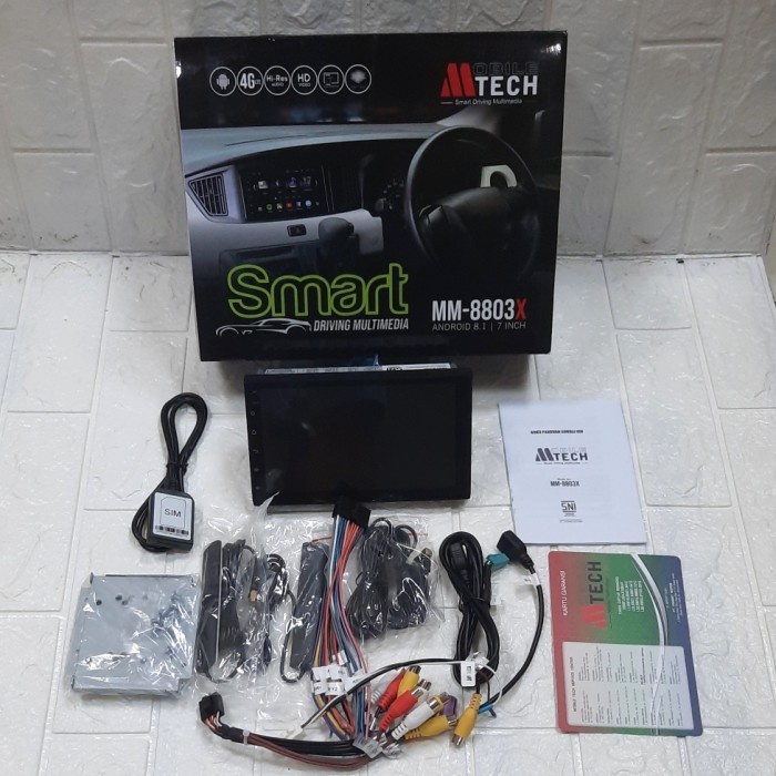 head unit android 7 inch mtech 4G sim card ram 2/32gb