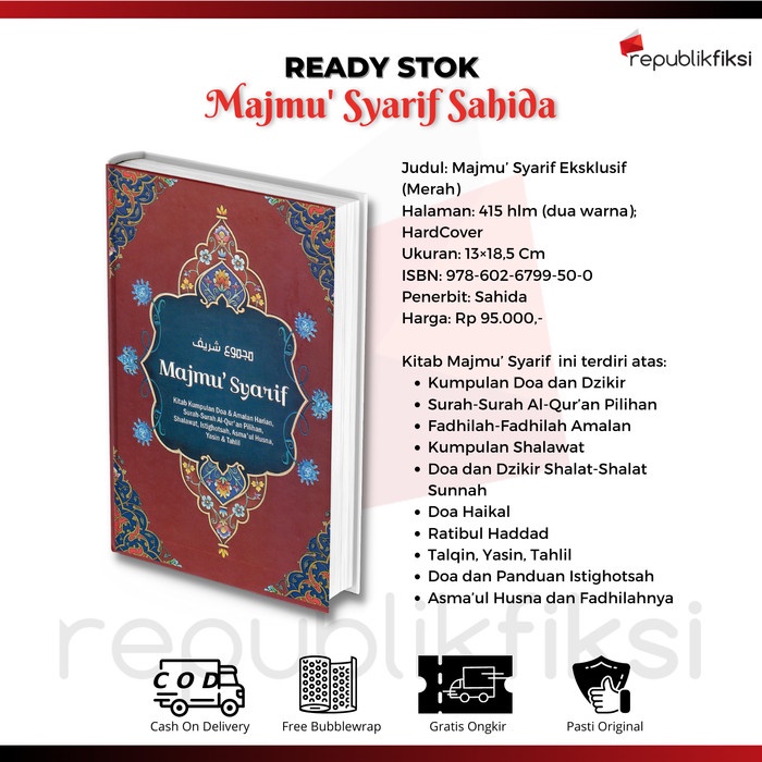 

sale Majmu Syarif Eksklusif (Hardcover) - Sahida Termurah