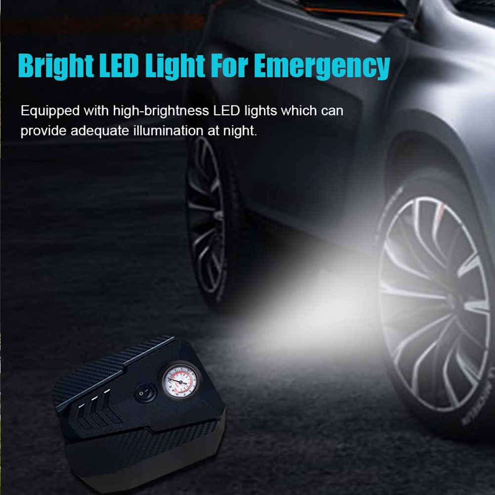 Pompa Angin Ban Elektrik Motor/Mobil/Truk Cek Tekanan Angin Pompa Ban Mobil Elektrik Portable Ni