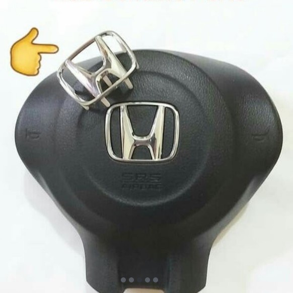 Promo Original Emblem Logo Stir Steer Honda Brio Brv Freed Jazz Fit Ge8