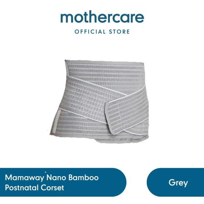 Mamaway Nano Bamboo Postnatal - Korset Ibu Hamil (Abu-abu)