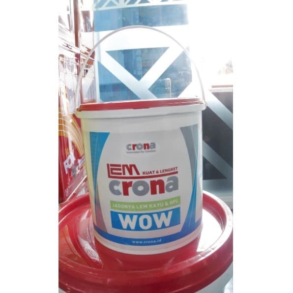 

Lem Crona Wow 4Kg / Lem Kayu Lem Hpl Lem Serbaguna