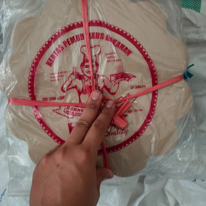 Promo Kertas Nasi Bulat 28 Cm