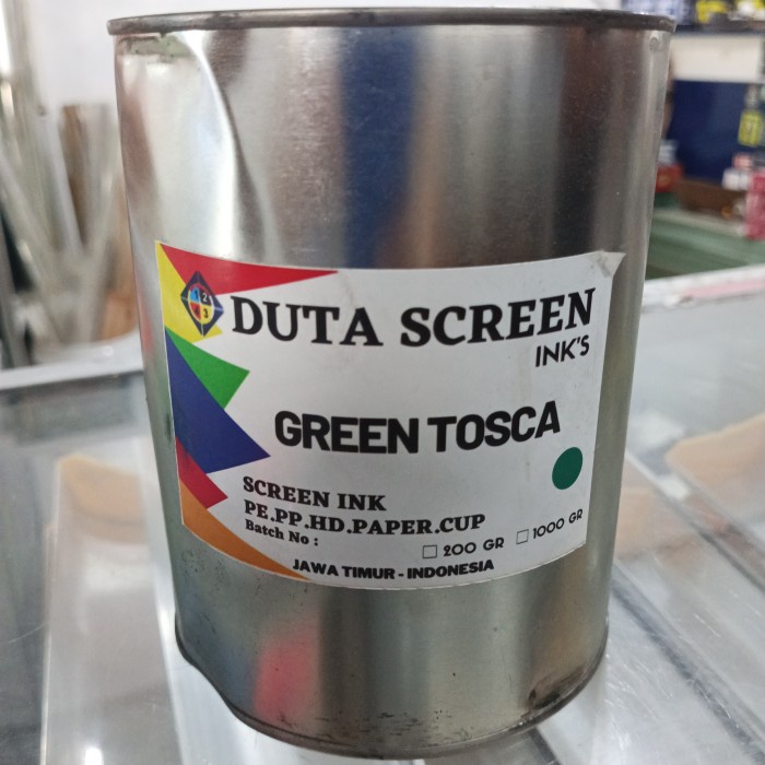 

Termurah Tinta Duta Screen Green Tosca 1Kg Best Quality