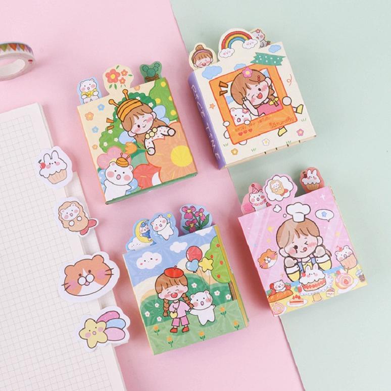 

Terlaris Sticky Notes 1 Set Karakter Lucu Japanese / Pembatas Buku Super Cute Promo
