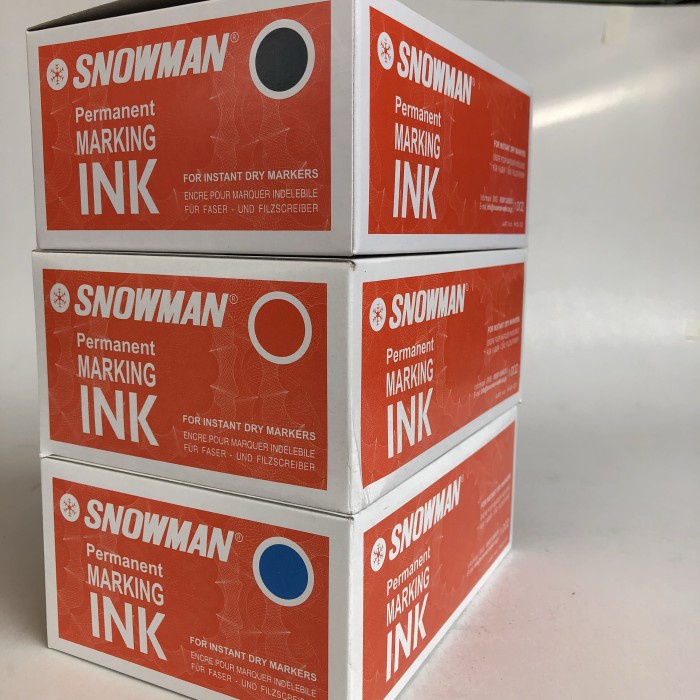 

For Sale (1 Lusin) Tinta Spidol Snowman Refill Ink Mig-20 Untuk Spidol G-12 Ready Stock