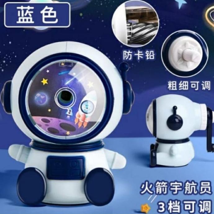 

Serutan Astronot - Rautan Meja Asahan Putar Pensil Sharpener Unik Lucu