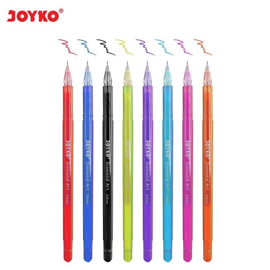 

TERMURAH PULPEN WARNA / COLOR GEL PEN JOYKO GPC-309S TERLARIS