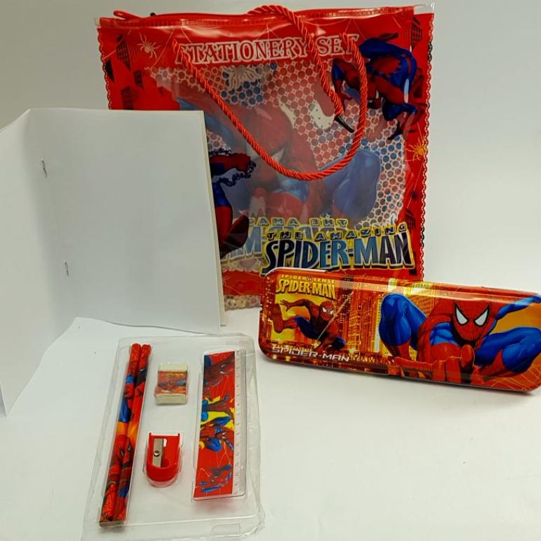 

PROMO STUDY SET / PAKET ALAT TULIS SET SPIDERMAN 8805 TERBARU