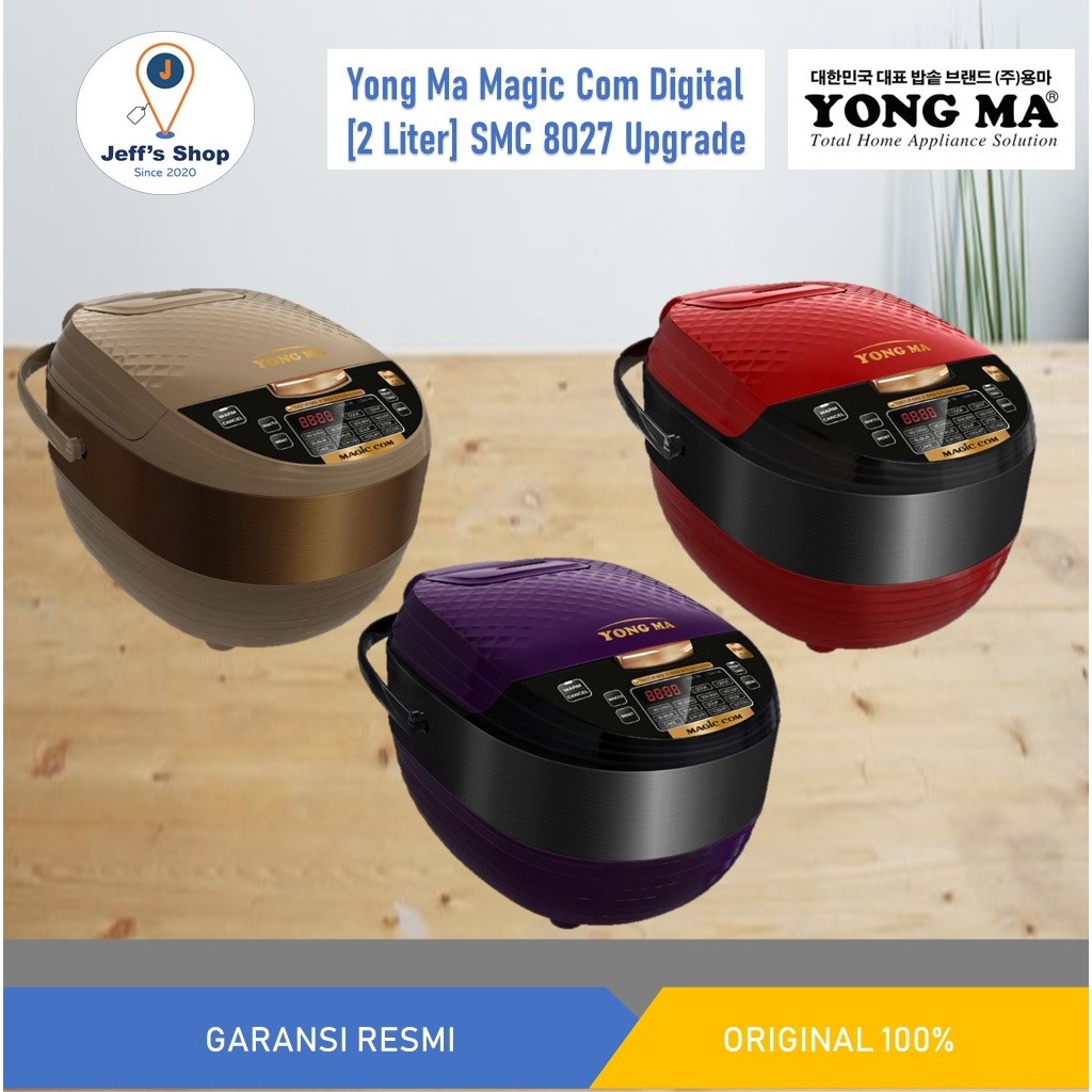 Yong Ma Magic Com / Rice Cooker [2 Liter] SMC 8027 Upgrade - 14 Fungsi