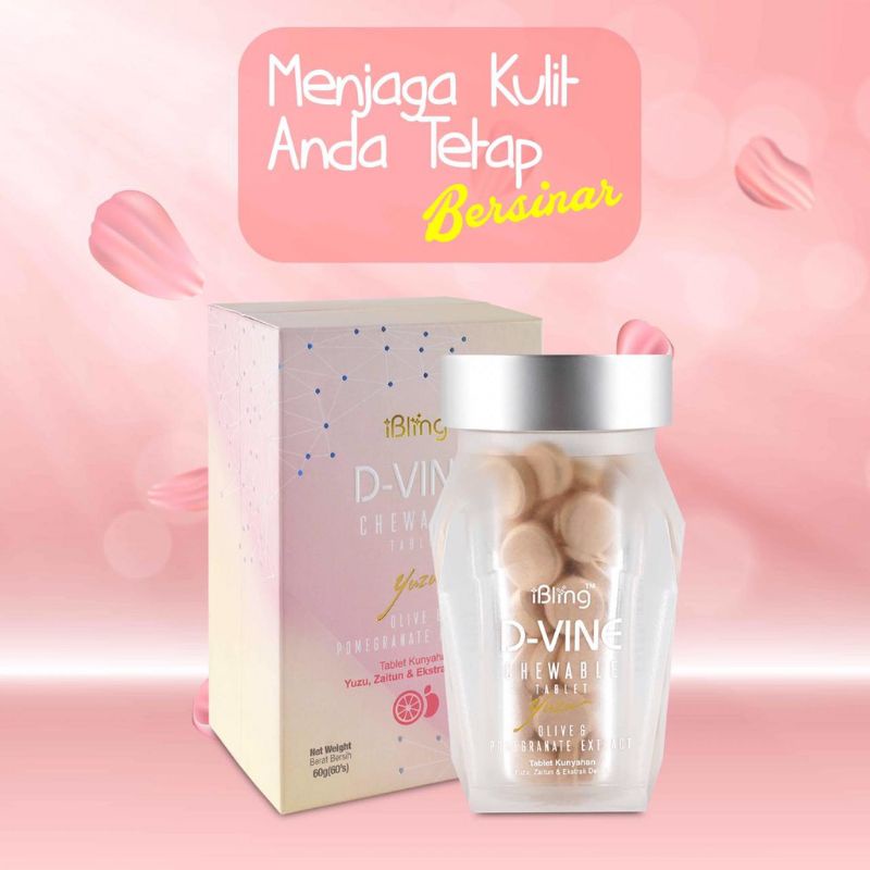 D vine Collagen Original ECER, d vine, d vinecollagen original isi 40 butir suplemen