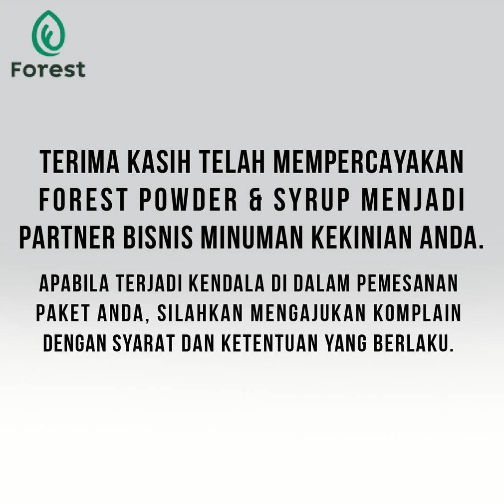 

Flash Sale - Bubuk Minuman HAZELNUT CHOCOLATE Powder - FOREST Bubble Drink