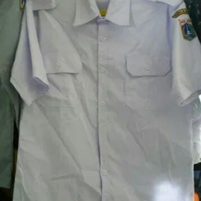 seragam dki dinas kemeja putih pns