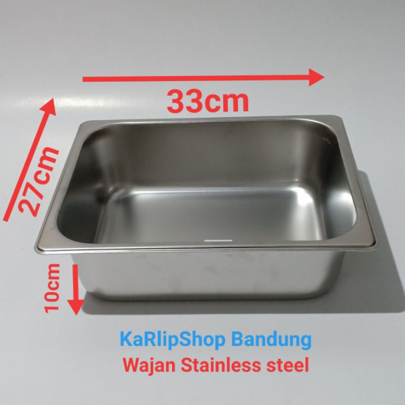 Wajan Kotak Stainless