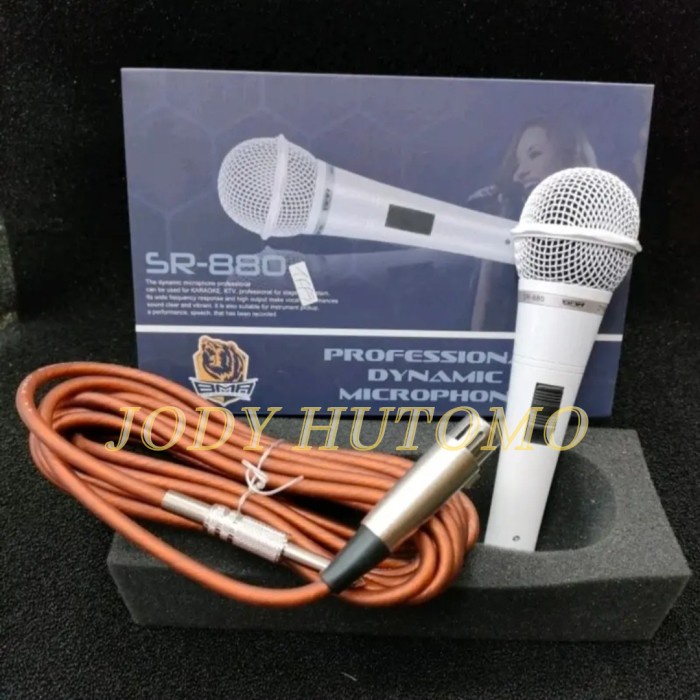 Microphone Mic Kabel BMA SR880 ORI Mic Vocal BMA SR 880 ORI New Produk