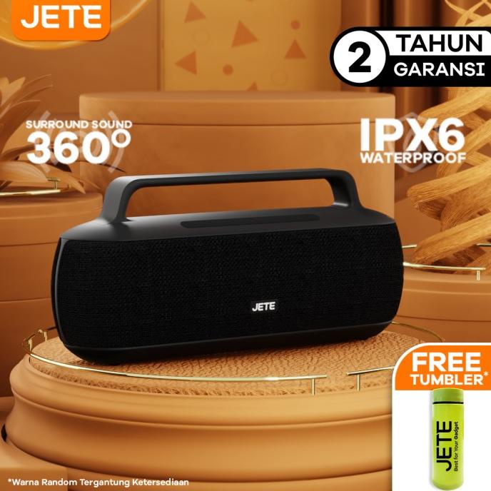 Speaker Bluetooth Portable JETE S8 - Surround Sound Deep Bass - IPX6 -