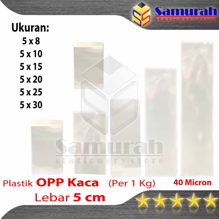 

Promo Plastik Opp Kaca Lebar 5 X 8 - 10 - 15 - 20 - 25 - 30 Plastic Souvenir Terbaru