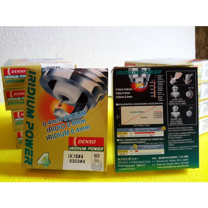 Busi Denso Iridium Ik16 Toyota Yaris Kode Hm303
