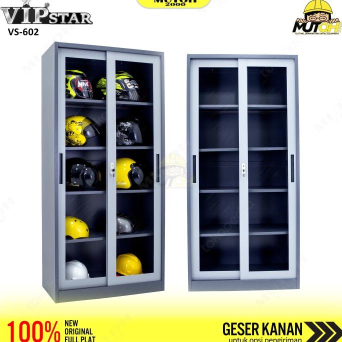 

Dubahstore Vip Star Vs-602 Lemari Arsip Besi 2 Pintu Sliding Kaca Pintu Geser Terbaik