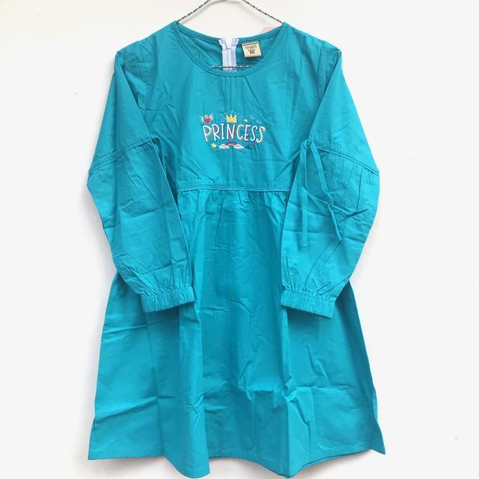 Baju Tunik Muslimah Anak Perempuan Lengan Panjang 8-11 Tahun