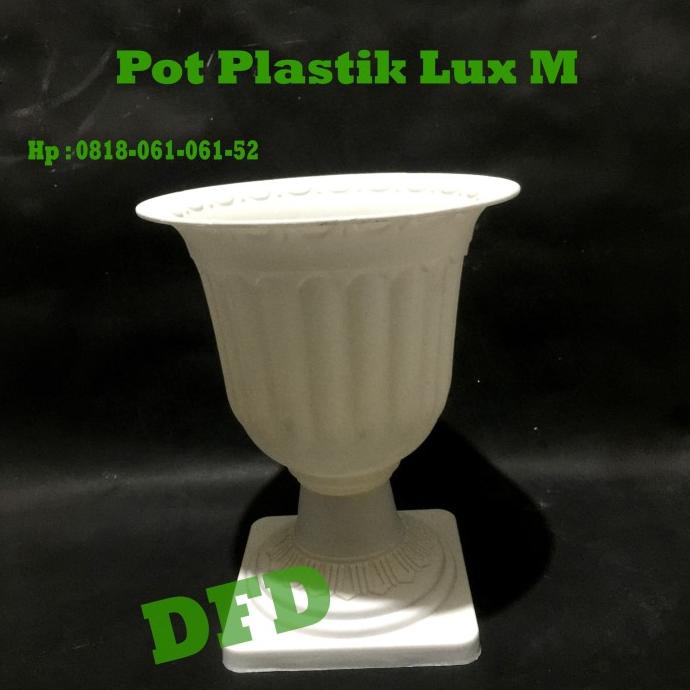 New Pot Plastik Luxury Minimalis Import ( Tinggi 25 Cm ) Limited Edition