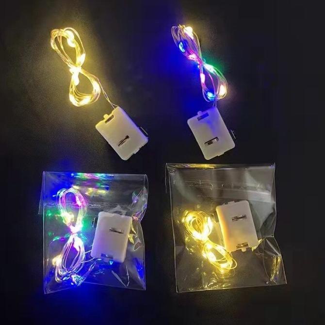 New Lampu Tumblr Kawat Kancing / Lampu Hias Led Baterai / Lampu Led Pengiriman Cepat