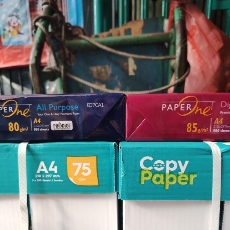 

Terbaik! KERTAS A4 80 GRAM PAPER ONE ,,