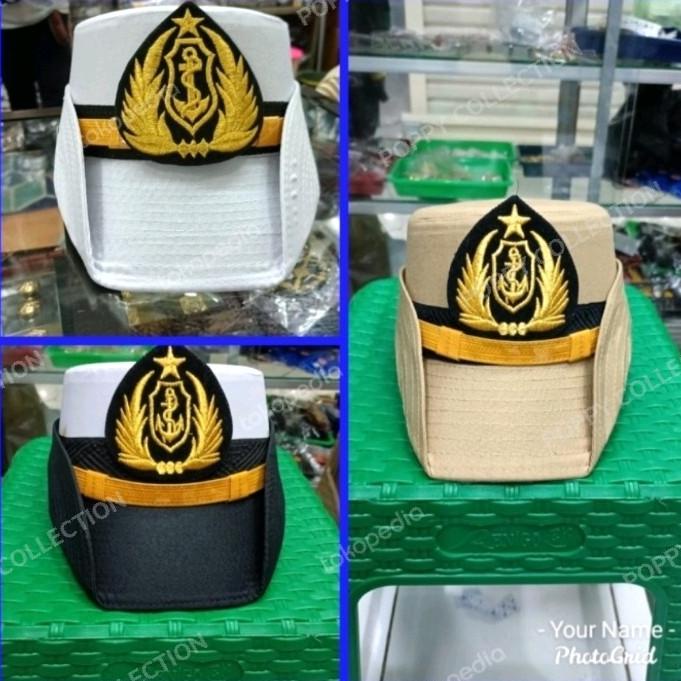 TOPI PET PDU TARUNI PELAYARAN - TOPI PET PDU PELAYARAN WANITA