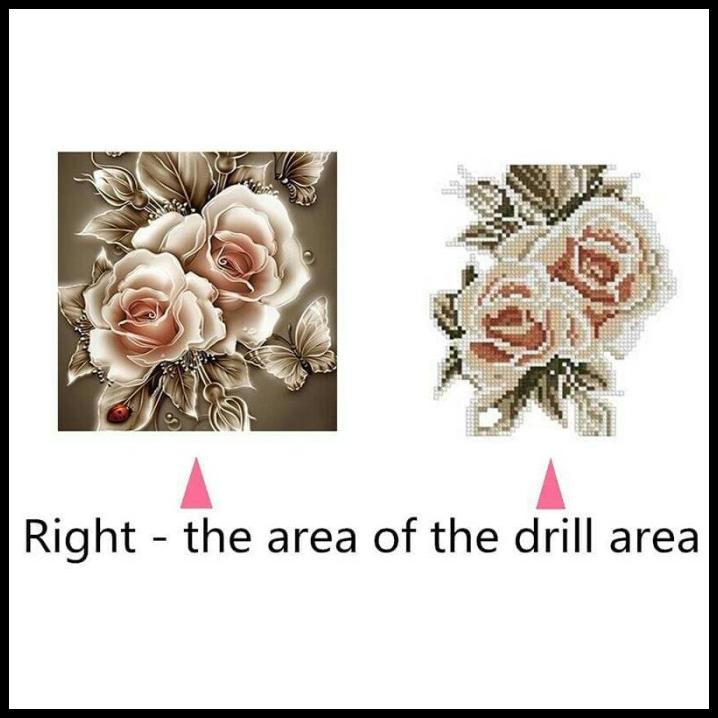 

HOT DEAL CRAFT KERAJINAN DIY DIAMONDS PAINTING ROSE BUTTERFLY BUNGA MAWAR !!!!!!!