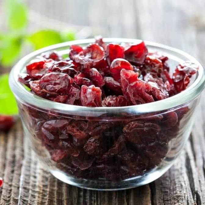 

ern Buah Cranberry Merah Kering 500 Gr Repack