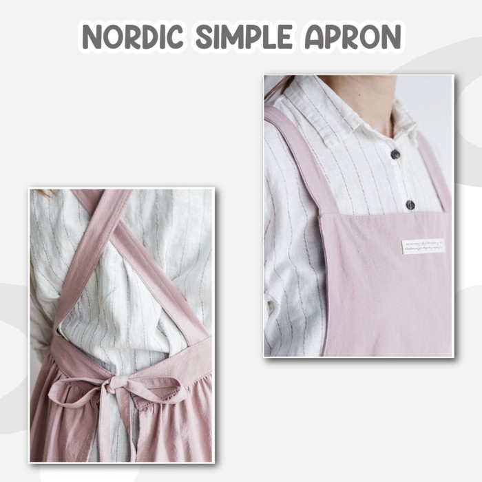 Nordic Simple Apron / Apron / Celemek