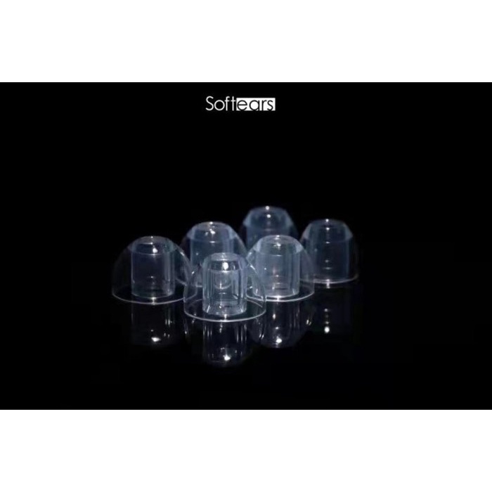 Softears Uc(Ultra-Clear) Tips Premium Medical-Grade Silicone Eartips