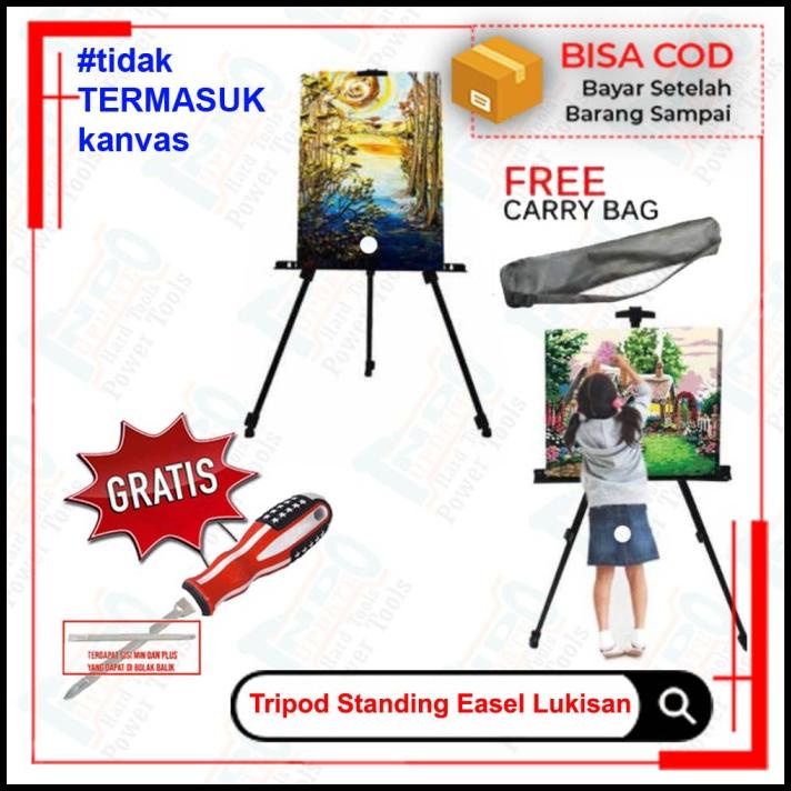 

HOT DEAL STAND LUKIS STANDAR HOLDER PAPAN KANVAS LUKISAN EASEL MELUKIS STANDING