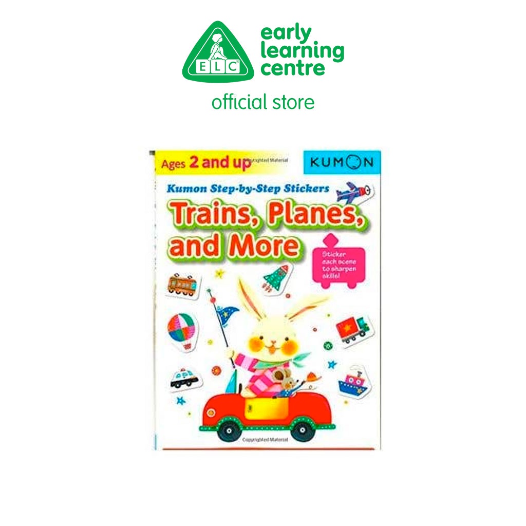 

Kumon Step By Step Sticker: Train, Plane