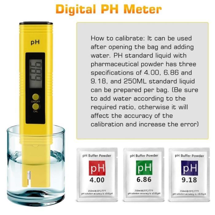 Alat Ukur Ph Meter Digital Akuarium Air Kolam Hidroponik Pengukur Ph
