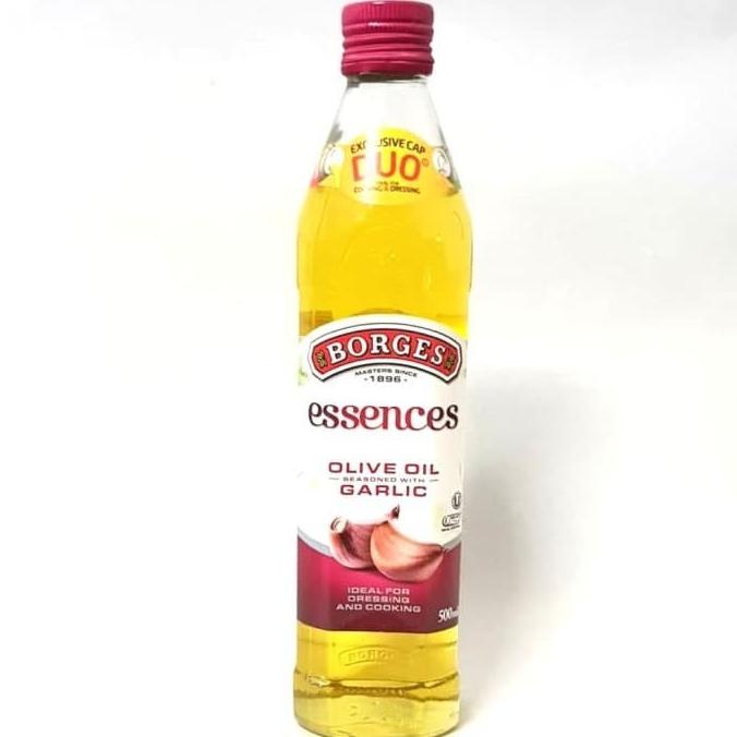 

met MINYAK ZAITUN Borges ESSENCES GARLIC Olive Oil PENGHANCUR KOLESTROL