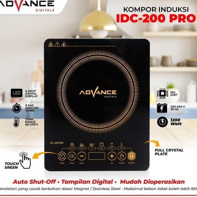Ff Advance Idc-200 Pro Kompor Listrik 1200Watt Kompor Induksi Dolaahmadia