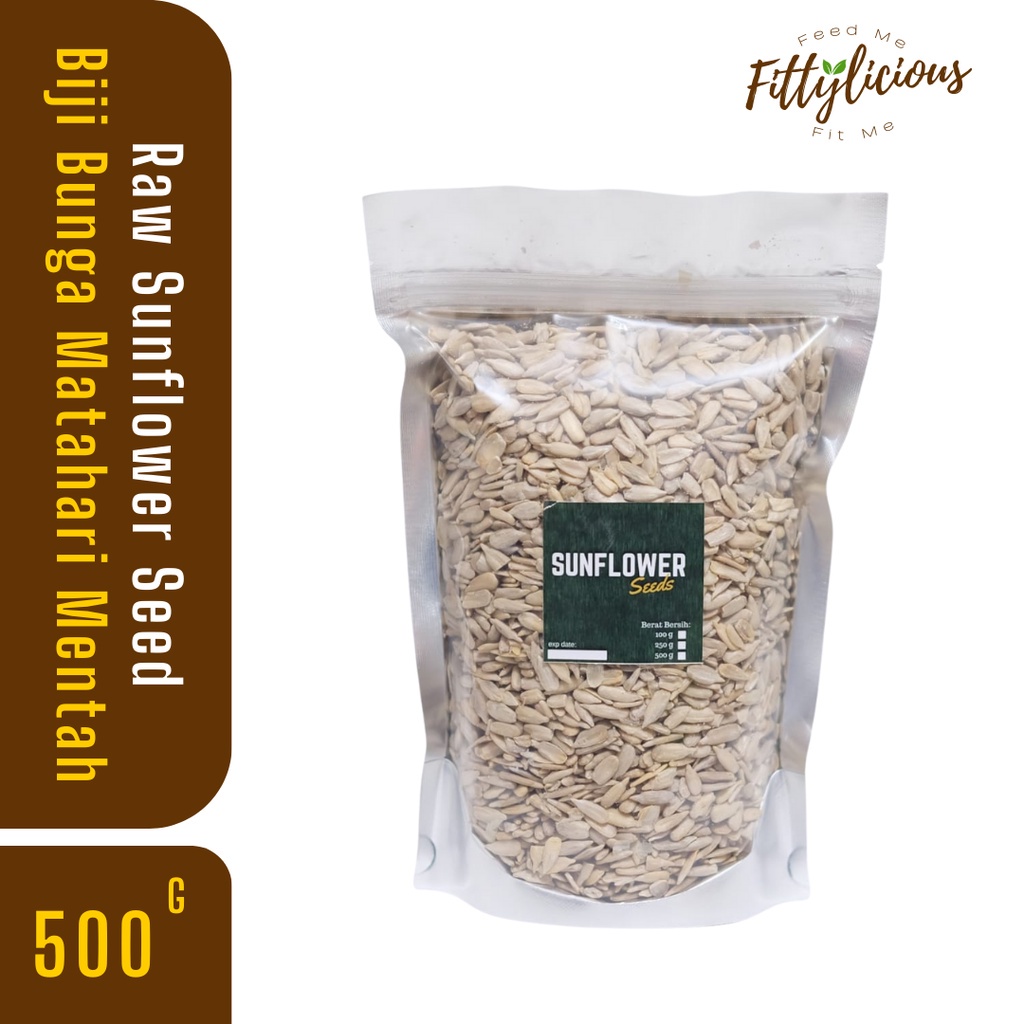 

Biji Bunga Matahari Kupas 500Gr / Biji Kuaci Panggang / Biji Kuanci Mentah / Roasted Sunflower Seeds