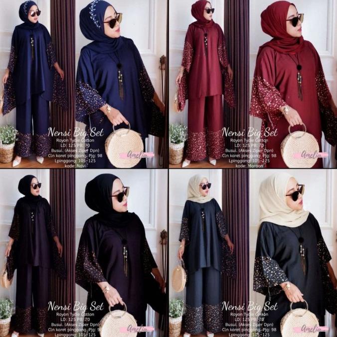 Setelan Wanita Setelan Baju Celana Panjang Wanita Fashion Wanita Jumbo