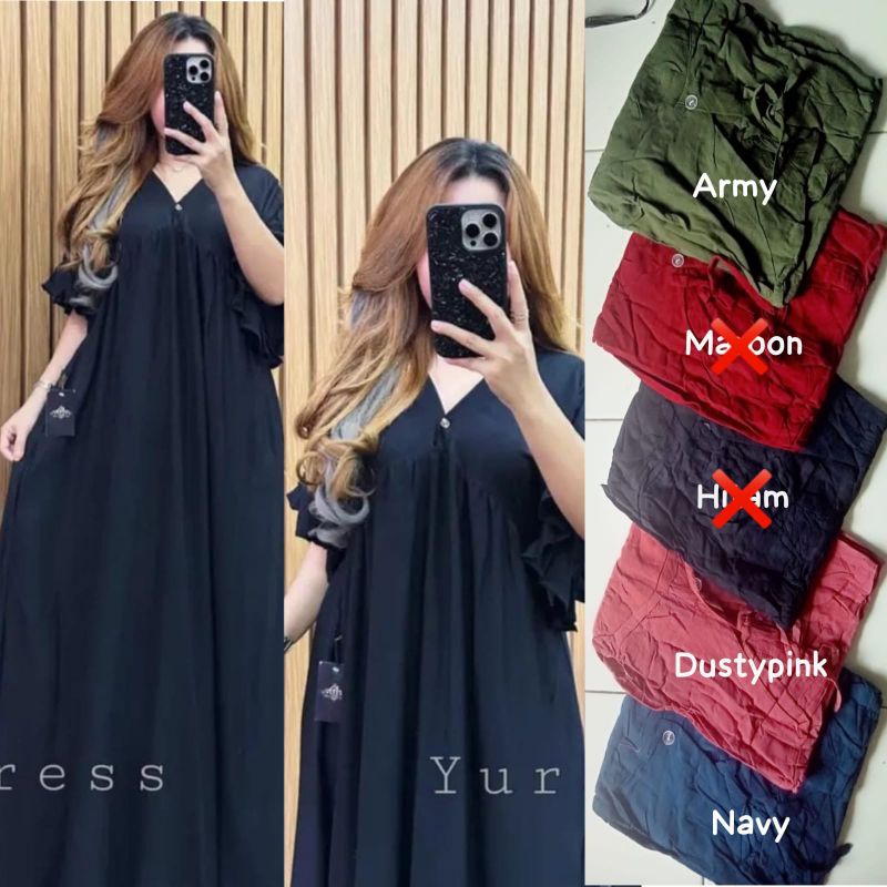 ZORA MAXY DRESS/LONGDRESS SUSUN POLOS/LONGDRESS RAYON