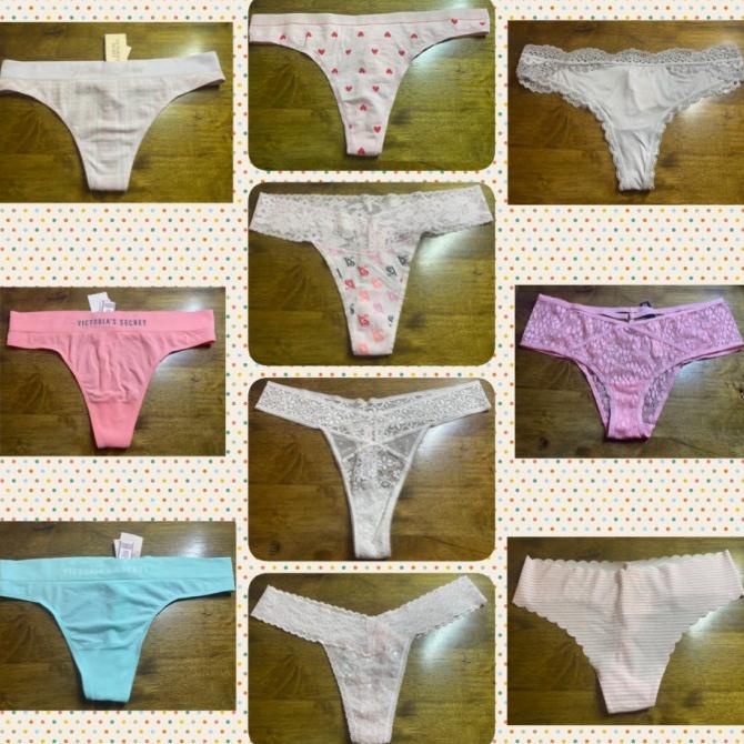 Victoria's Secret Panties Underwear Celana Dalam Thong Boxer Hipster
