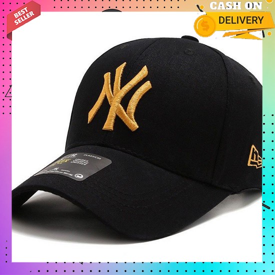 Topi Baseball Pria Basebal Murah Basbal Cowok Distro Cowo Import Baseball New York Hitam Laki Laki C