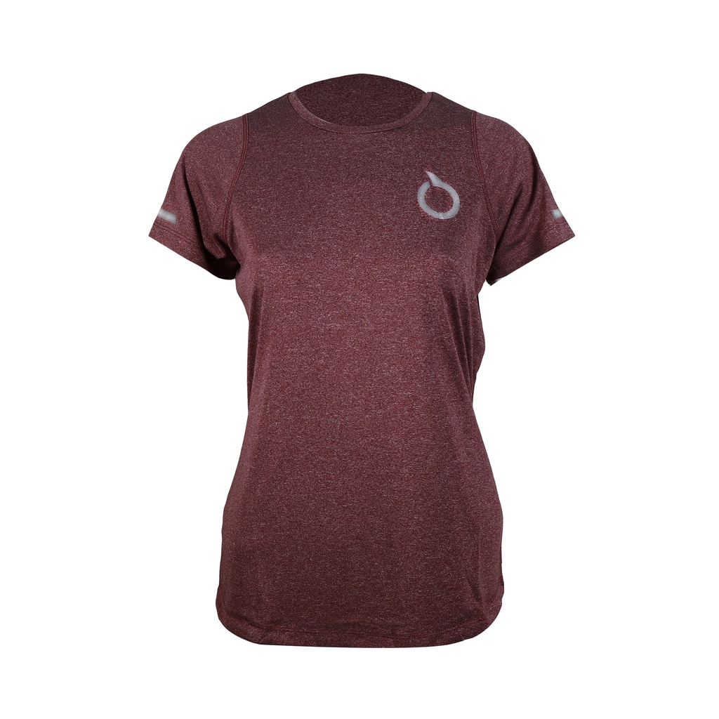 Ortuseight Baju Lari Hyperblast Rn Jersey W - Maroon/Silver