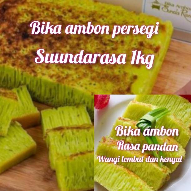 

ren bika ambon pandan persegi 1kg