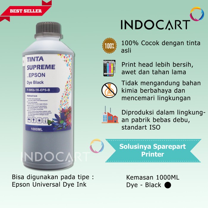 

TINTA SUPREME (1KG) EPSON - DYE BLACK