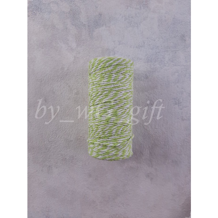 

Pita Tali Katun - Hijau ; Lebar 2mm; Panjang 100 Meter