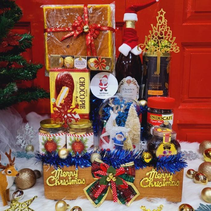 

Terlarisss - Paket Dekorasi Hampers Natal Christmas Parcel Hadiah Kue Kering 407 - Langsung Kirim